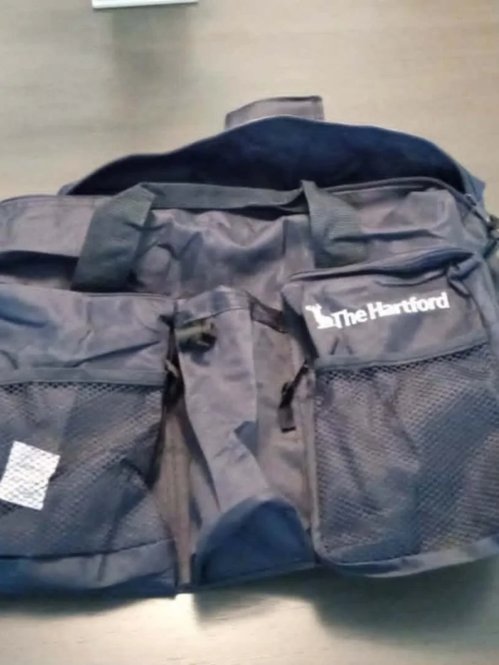 Brand New Duffel Bag w/Shoulder Strap Mesh Front&Side Pockets Lightweight Canvas